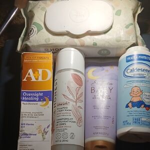 MISC BABY PRODUCTS HONEST WIPES/SHAMPOO A+D SHEA BODY CREAM POWDER